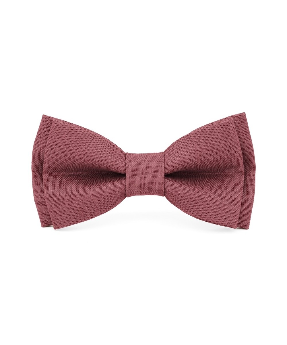 Noeud papillon lin fin bois de rose Blossom - Mr. Célestin